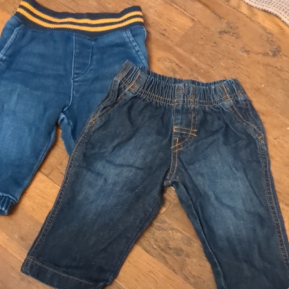 Carter's Blue Elastic Waist Jeans for Kids